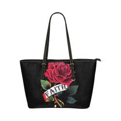 Custom Leather Tote Bag/Large (Model 1640)