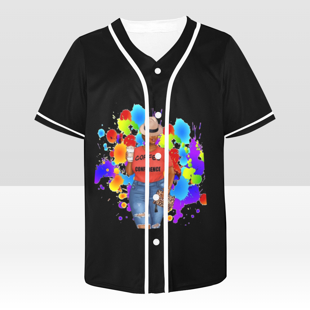 All Over Print Baseball Jersey for Women (Model T50)