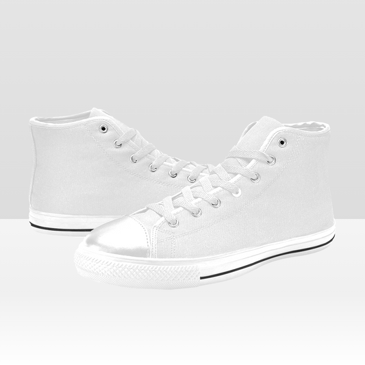 Custom Women’s Classic High Top Canvas Shoes (Model 017)