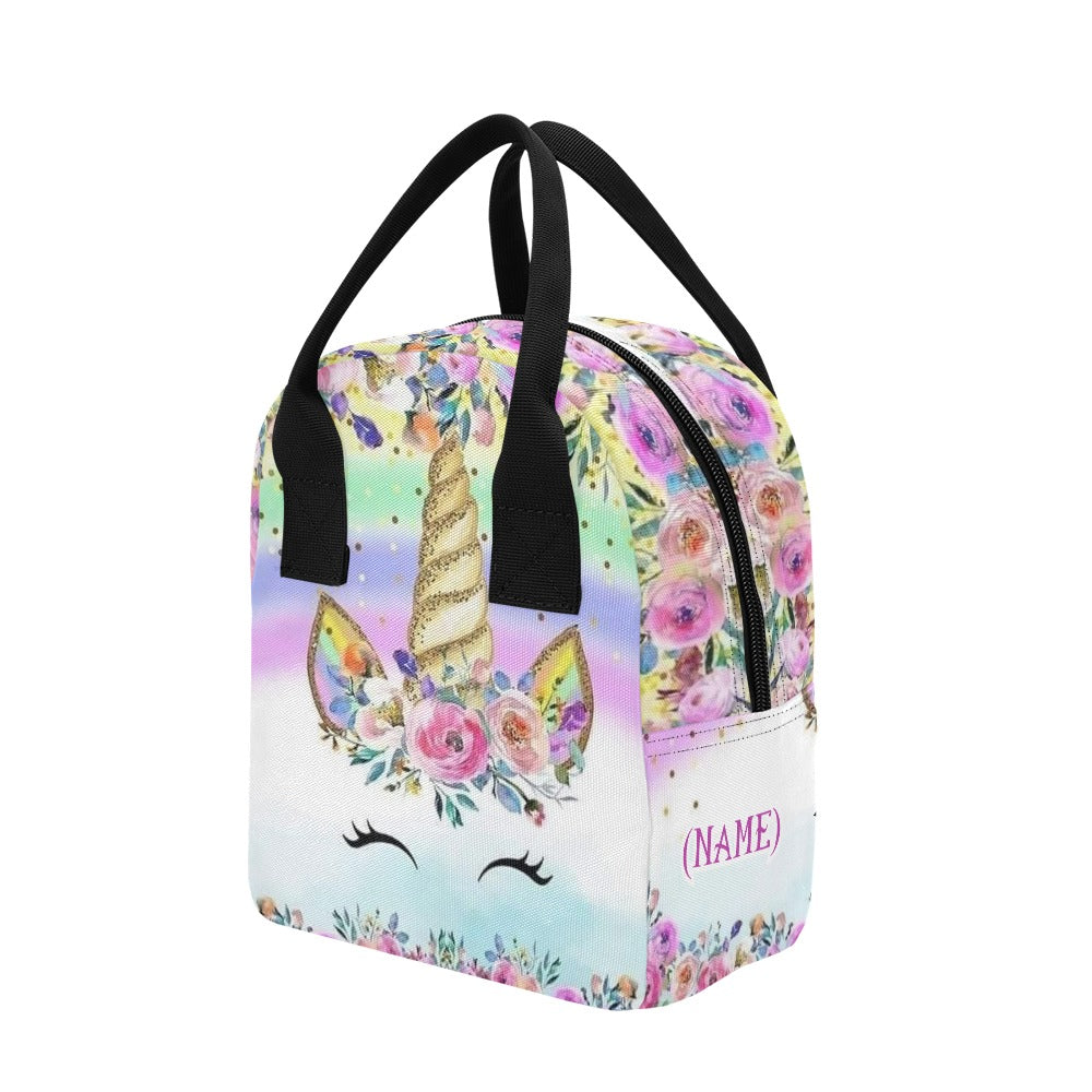 Unicorn Zipper Lunch Bag (Model 1689)