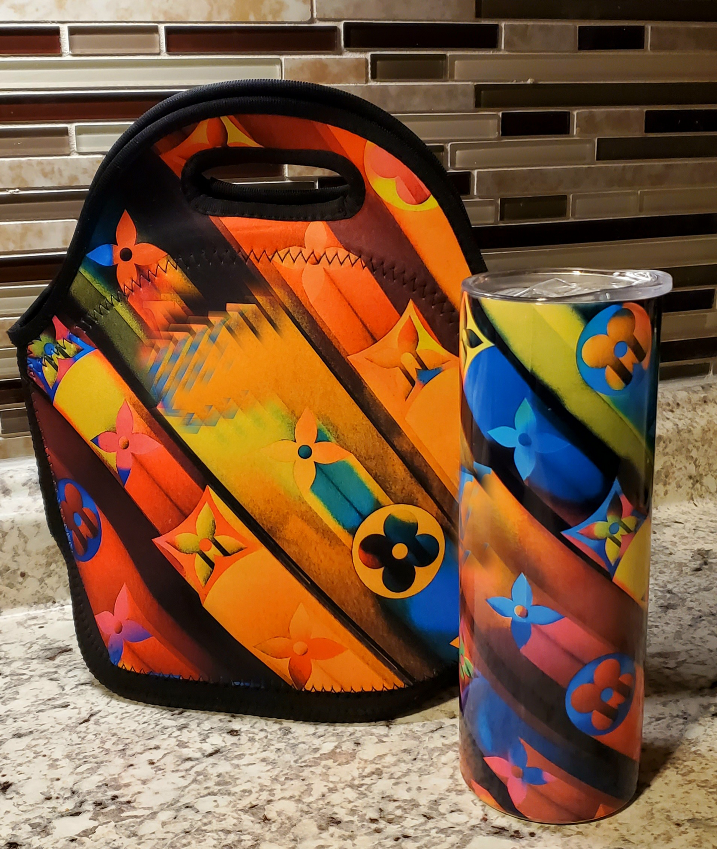 Custom Lunch Bag/Tumbler Combo